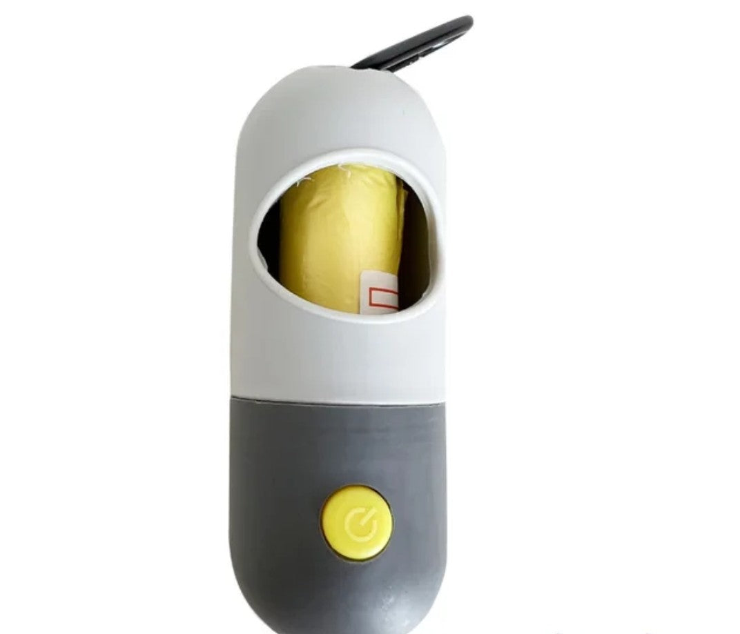 Degradable Echo Friendly Dog LED light/Poop Dispenser and  Bags